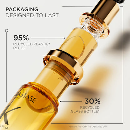 Kerastase Elixir Ultime Refillable Hair Oil – Hydrates & Smooths Frizz, Shine, Wild Camellia, 2.53 fl oz Refill