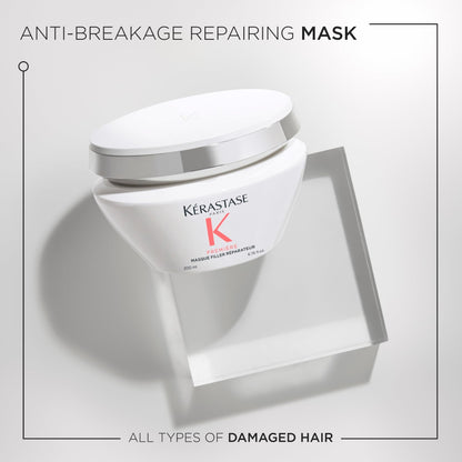 KÉRASTASE Premiere Strengthening Pre-Shampoo, Shampoo & Mask Set for Damaged Hair | Remove Buildup & Decalcify with Citric Acid
