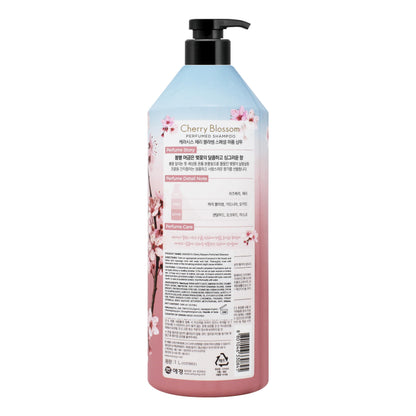 Kerasys CHERRY BLOSSOM Perfumed Shampoo 1L | Gentle Cleansing & Lasting Fragrance