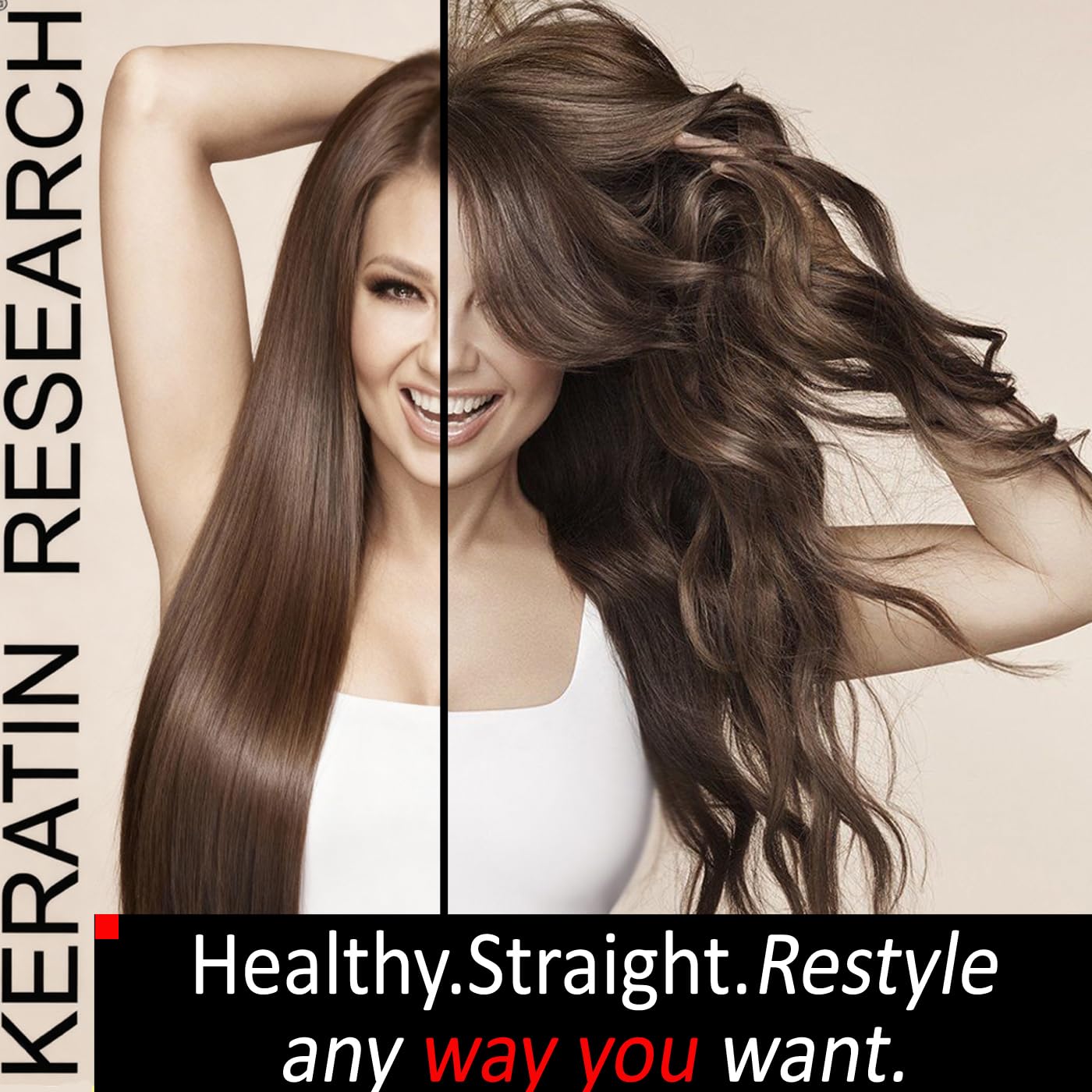 KERATIN RESEARCH Instant Keratin Hair Treatment — Express Straightening (4-6 Months)