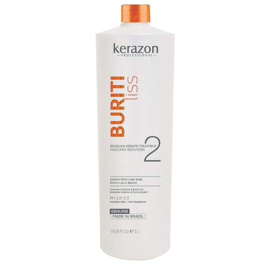 Kerazon Professional Brazilian Keratin Treatment 34 oz / 1 L – Buriti Liss by Kerazon