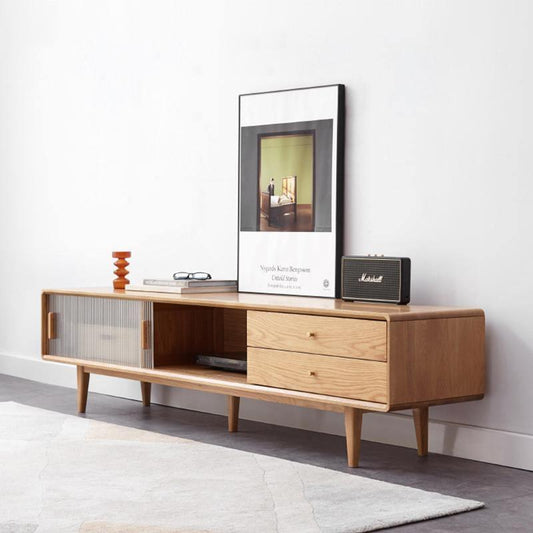 Kerry TV Stand, Light Oak
