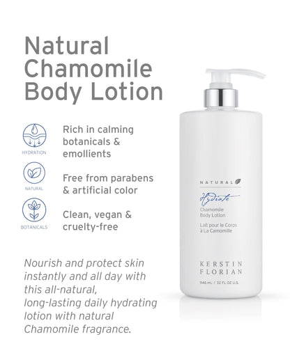 Kerstin Florian Chamomile Body Lotion 32 fl oz | Nourishing Hydration with Aloe & Jojoba