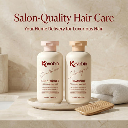Kevabin Rosemary Shampoo & Conditioner for Thinning Hair – Biotin & Ganoderma