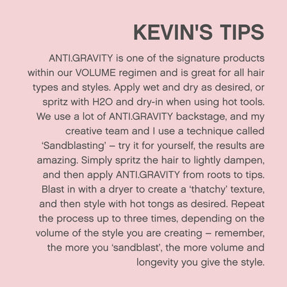 KEVIN.MURPHY ANTI.GRAVITY – Volumising & Texturising Lotion for All Hair Types (Pack of 2)
