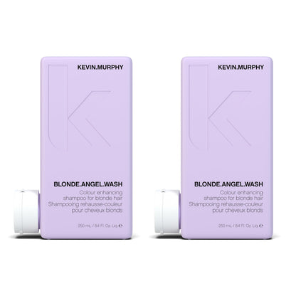 KEVIN.MURPHY BLONDE.ANGEL.WASH – Purple Shampoo for Blonde & Grey Hair | Color-Safe, Sulfate & Paraben Free | 2 x 250 mL
