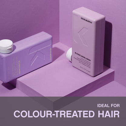 KEVIN.MURPHY BLONDE.ANGEL.WASH – Purple Shampoo for Blonde & Grey Hair | Color-Safe, Sulfate & Paraben Free | 2 x 250 mL