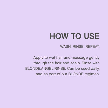 KEVIN.MURPHY BLONDE.ANGEL.WASH – Purple Shampoo for Blonde & Grey Hair | Color-Safe, Sulfate & Paraben Free | 2 x 250 mL
