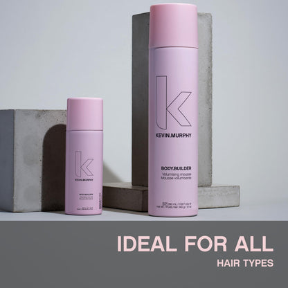 KEVIN.MURPHY BODY.BUILDER – Weightless Volumising Mousse for All Hair Types | Sulphate-Free, Tangerine Peel Oil | 350 ml x 2