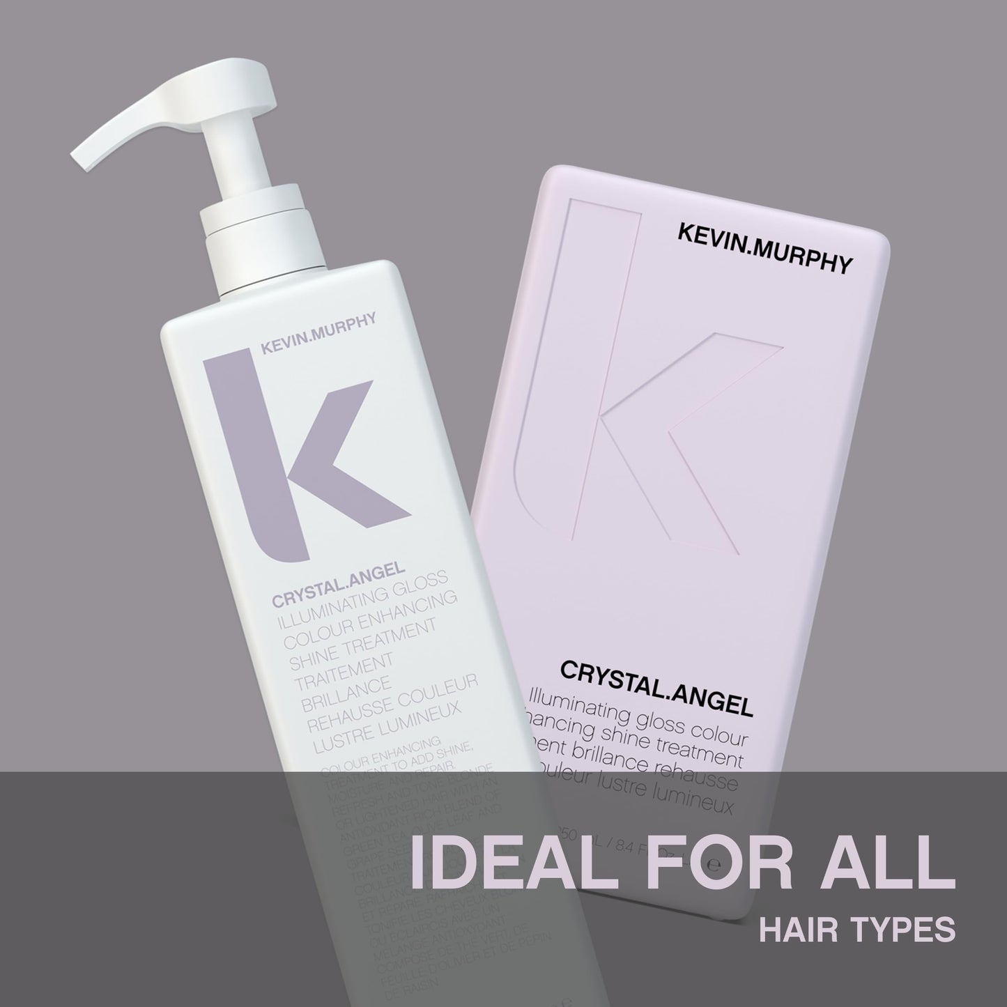 KEVIN.MURPHY CRYSTAL.ANGEL - Colour Shine Hair Treatment Pack of 2 for Colour & Natural Hair
