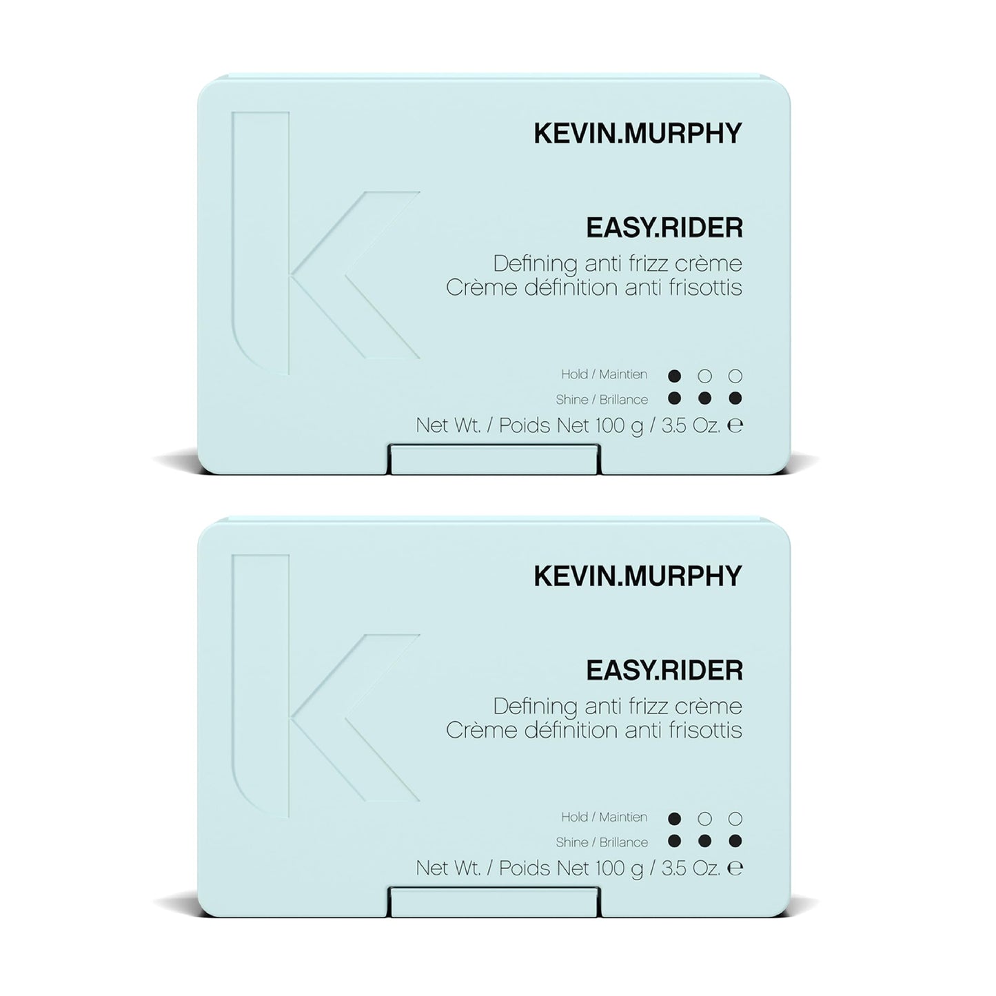 KEVIN.MURPHY EASY.RIDER Anti Frizz Cream – Flexible Hold, Pack of 2 (3.5 oz Each)
