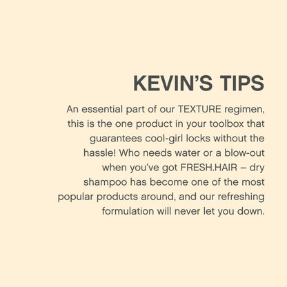 KEVIN.MURPHY Fresh.Hair Dry Shampoo Spray – All Hair Types, Sulfate-Free, 250 mL (Pack of 2)