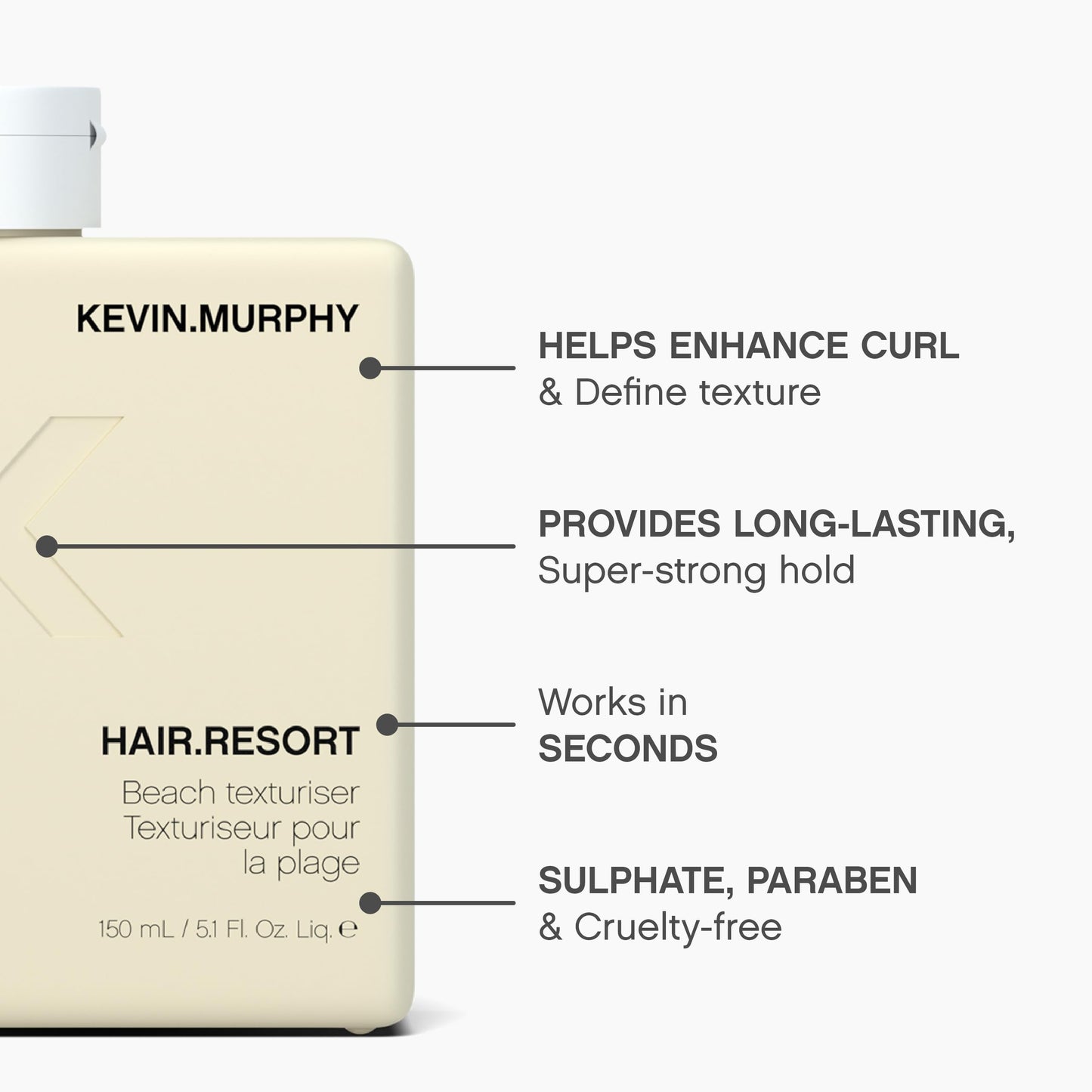 KEVIN.MURPHY HAIR.RESORT Beach Texturizer & Curl Enhancer – 2x150mL