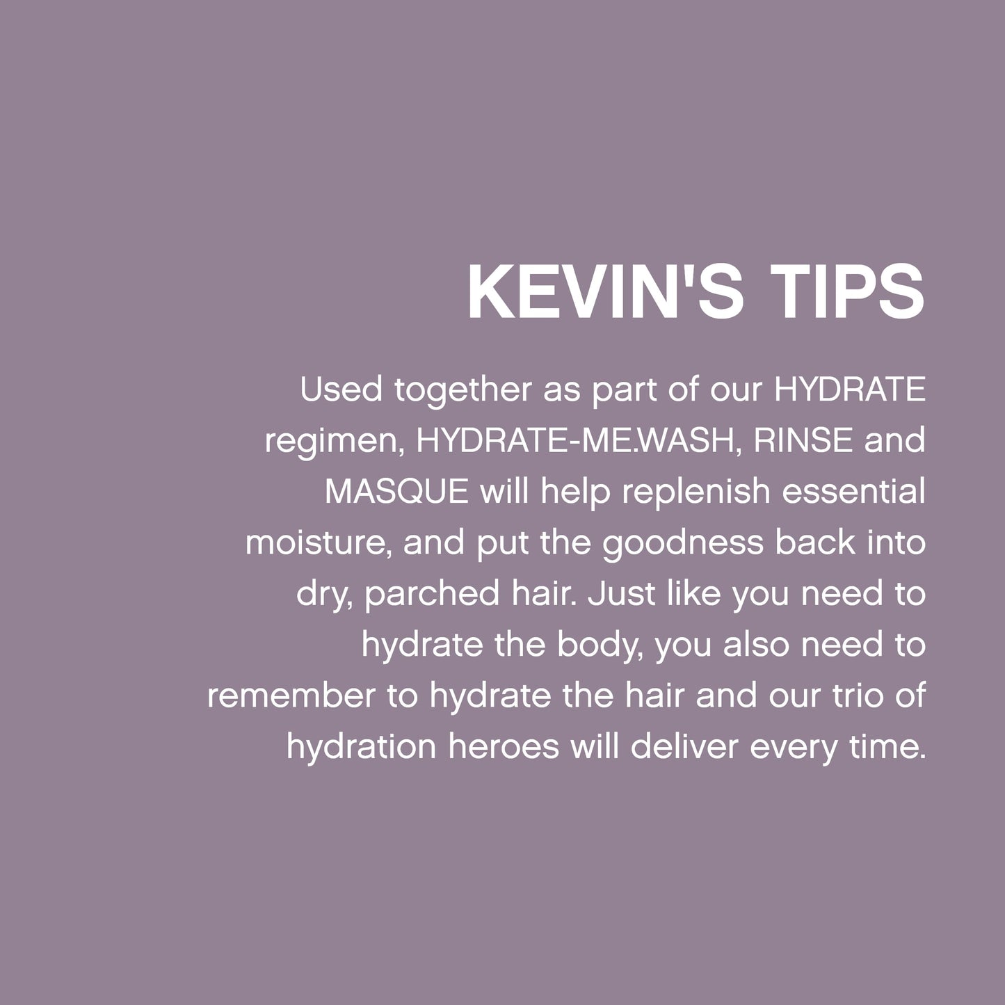 KEVIN.MURPHY HYDRATE-ME.WASH – Hydrating Shampoo for Natural & Coloured Hair (Pack of 2)