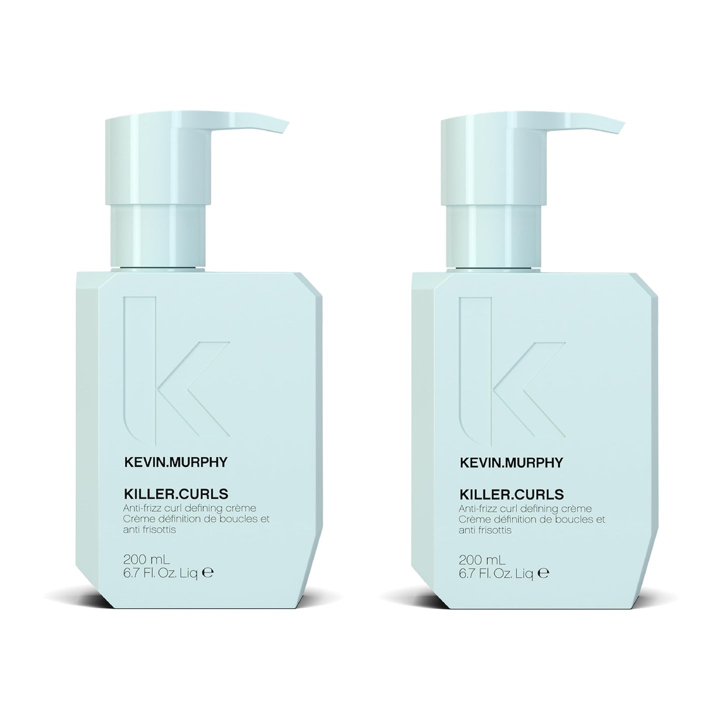 KEVIN.MURPHY KILLER.CURLS Leave-In Anti-Frizz Cream for Curly & Coily Hair | Curl Activating, Flexible Hold (Pack of 2)