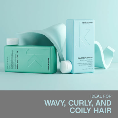 KEVIN.MURPHY Killer.Curls Wash 250ml (Pack of 2) | Hydrating Shampoo for Curly & Permed Hair