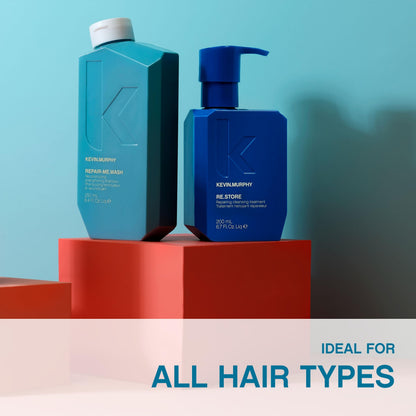 KEVIN.MURPHY RE.STORE Cleansing Treatment – Damaged Hair Repair (Sulphate Free) Pack of 2