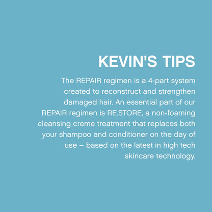 KEVIN.MURPHY RE.STORE Cleansing Treatment – Damaged Hair Repair (Sulphate Free) Pack of 2