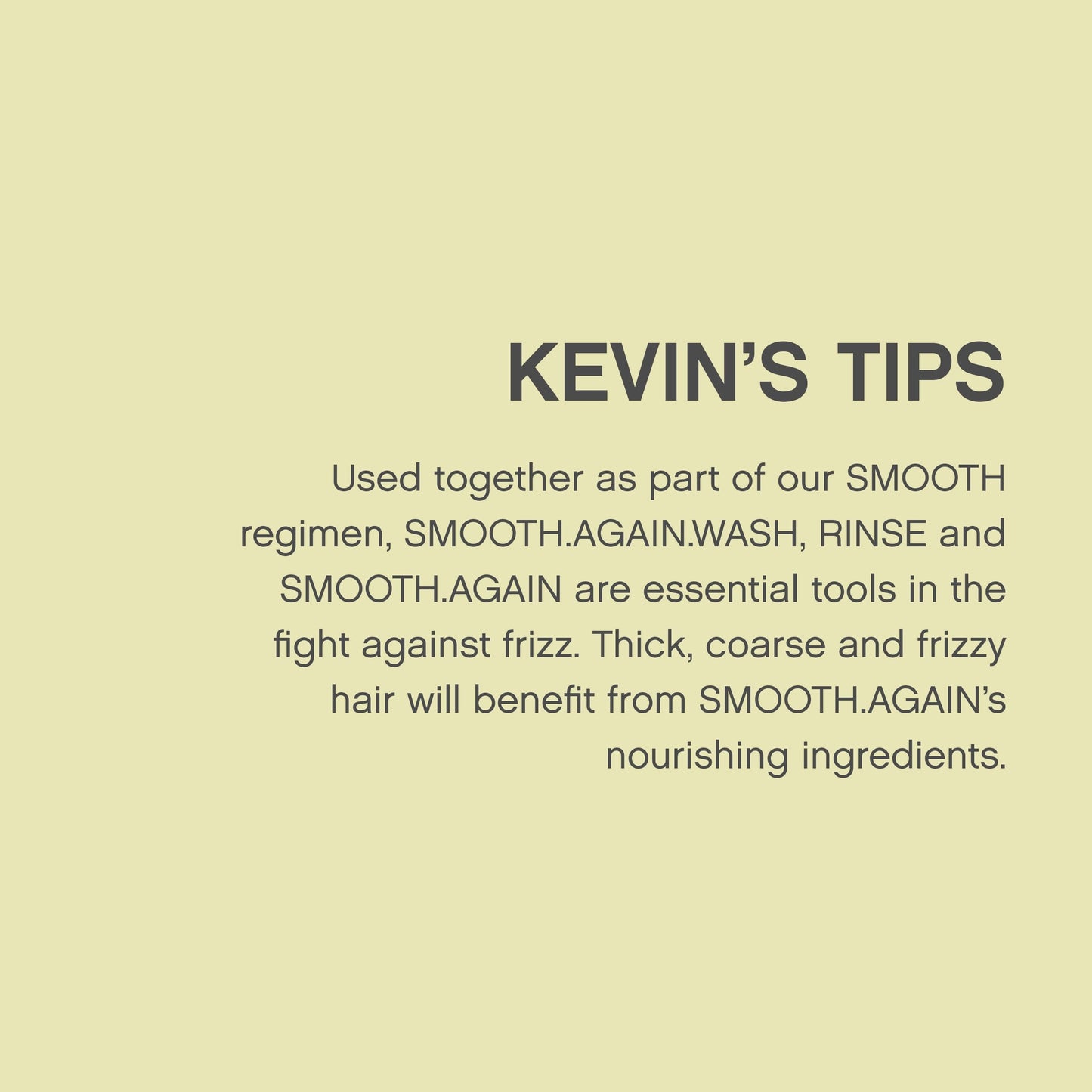 Kevin.MURPHY Smooth.Again – Smoothing Leave-In for Thick, Coarse Hair (Anti-Frizz) – 2 x 200ml
