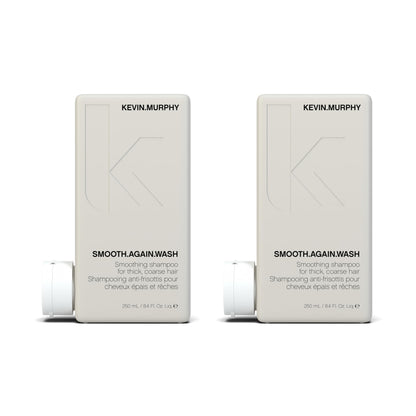 KEVIN.MURPHY SMOOTH.AGAIN WASH – Frizz Control Shampoo for Thick Hair (2 x 250 mL)