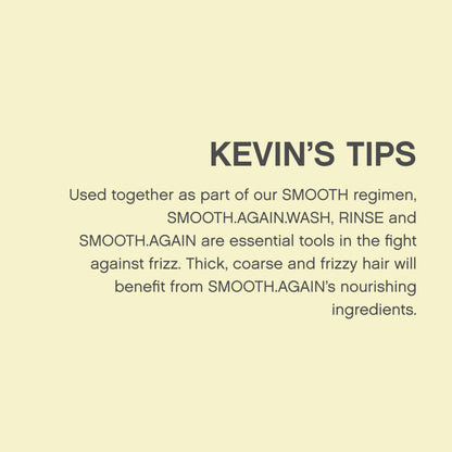 KEVIN.MURPHY SMOOTH.AGAIN RINSE — Smoothing Conditioner for Thick, Coarse Hair | Sulphate-Free (Pack of 2) 250 mL