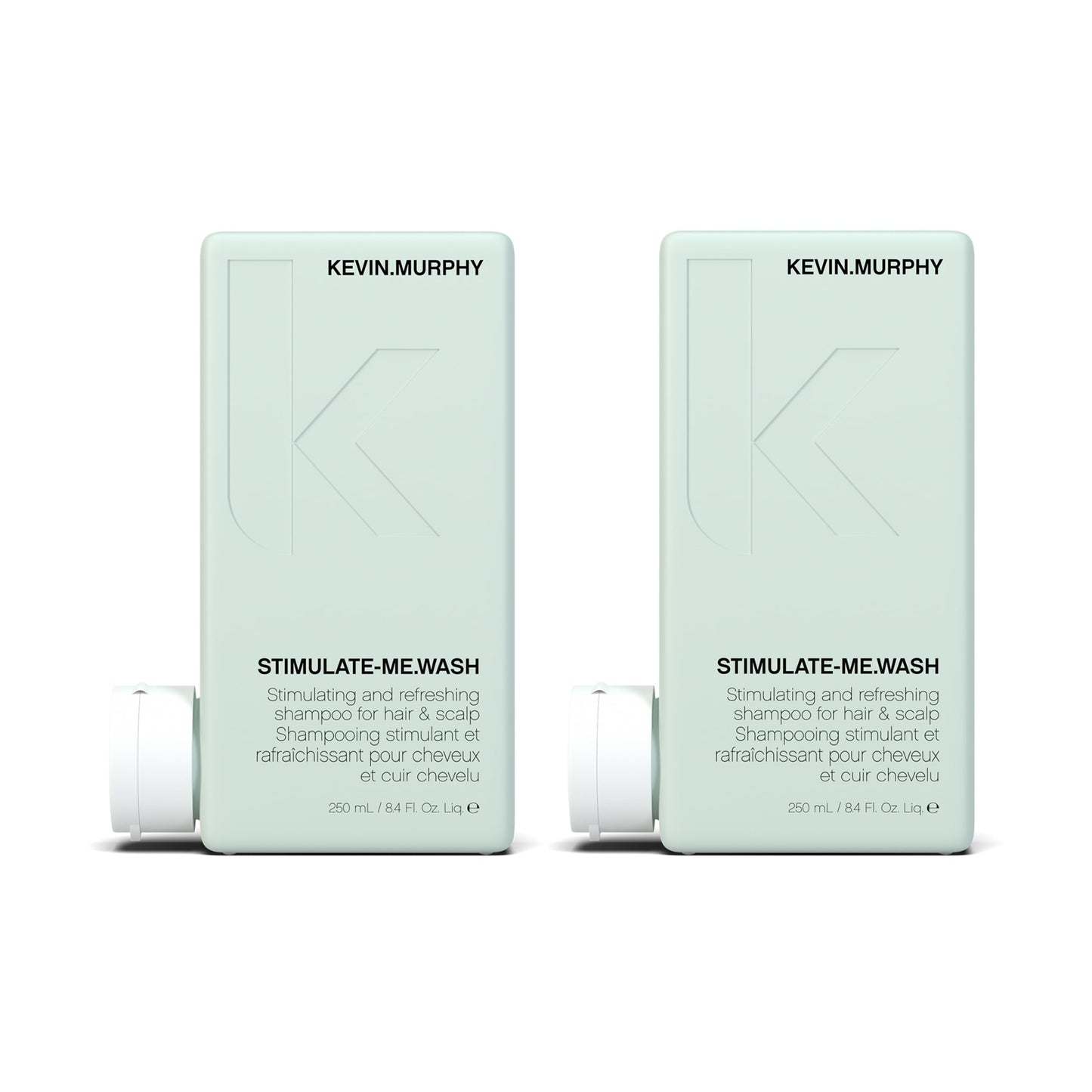 KEVIN.MURPHY Stimulate-Me.Wash - Clarifying Shampoo for Hair & Scalp | All Hair Types | Stimulates & Thickens | Cruelty-Free | 2 x 250 mL