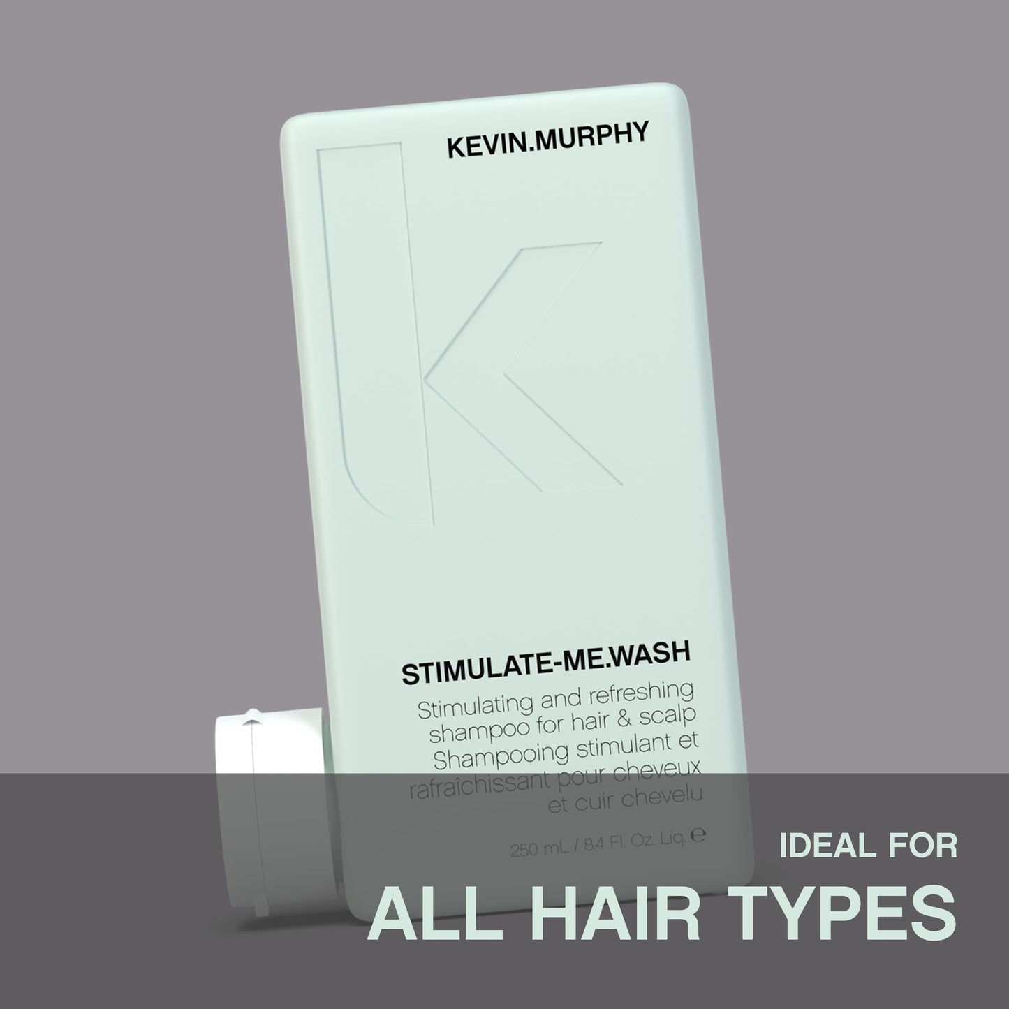 KEVIN.MURPHY Stimulate-Me.Wash - Clarifying Shampoo for Hair & Scalp | All Hair Types | Stimulates & Thickens | Cruelty-Free | 2 x 250 mL