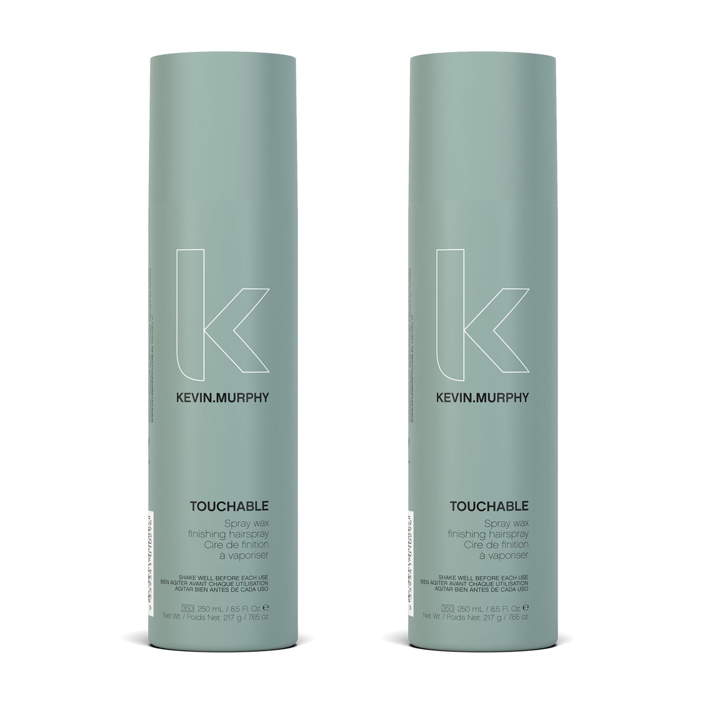 KEVIN.MURPHY TOUCHABLE Spray Wax Finishing Hair Spray – Texture & Hold (Pack of 2)