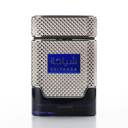 Khadlaj Shiyaaka Blue Eau De Parfum for Men – 3.4 oz | Long-Lasting Citrus & Musk