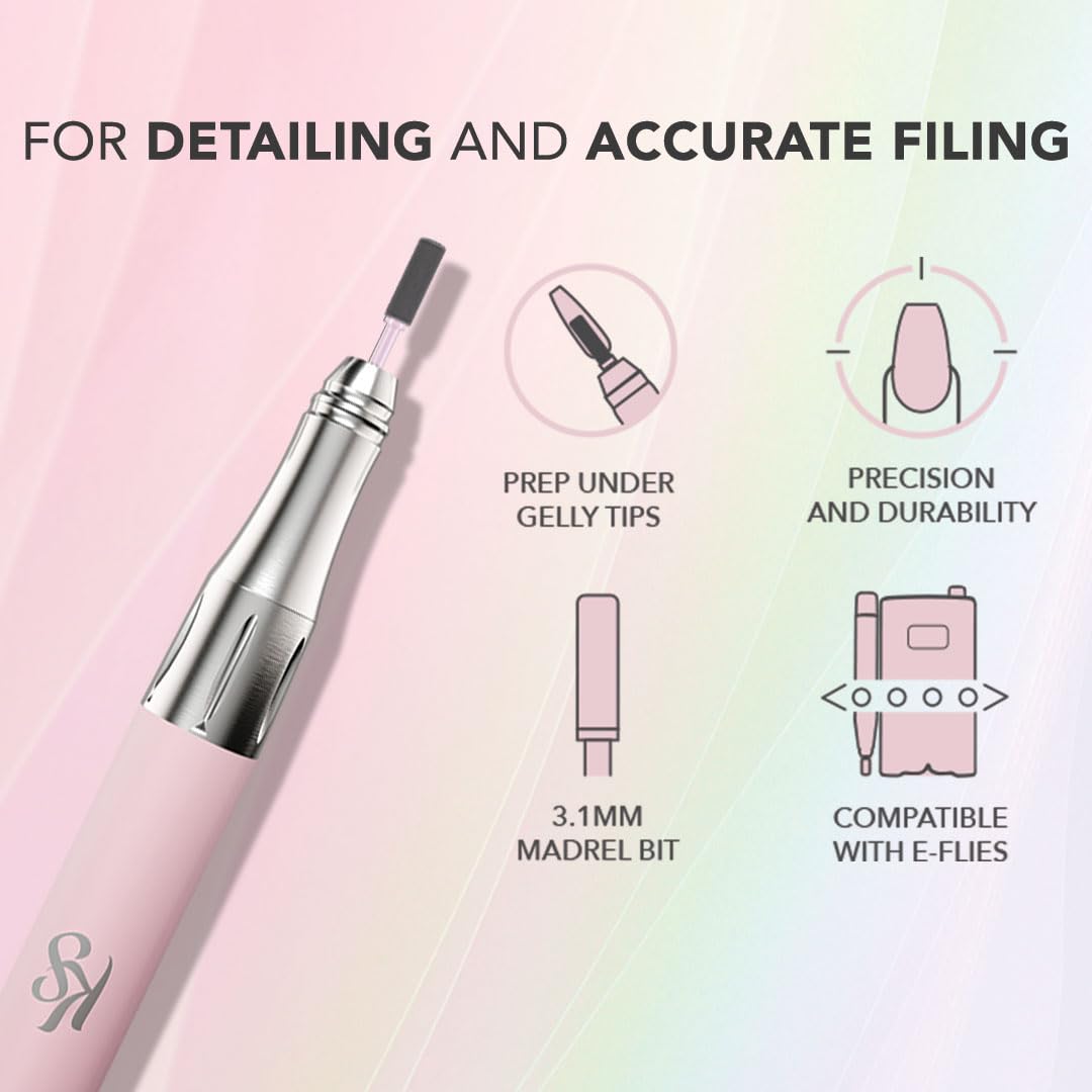 Kiara Sky 3.1mm Small Mandrel Bit – Precision Detail Tool (Pink)