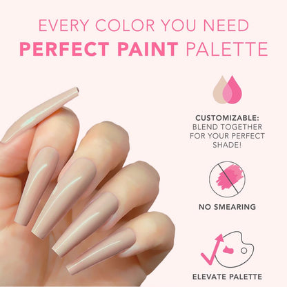 KIARA SKY Gel Paint Pod in Beige – 0.17 fl oz for Nail Art | Base Layer & Intricate Details