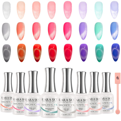 KIARA SKY Gel Polish MagneticFX Peri Twinkle Cat Eye Effect – Soak Off 15ml