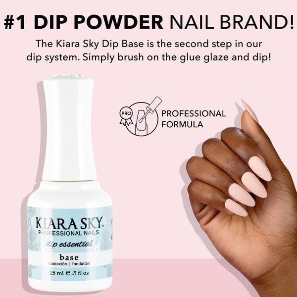 KIARA SKY Liquid Essentials Dip Manicure Base Coat 0.5 fl oz