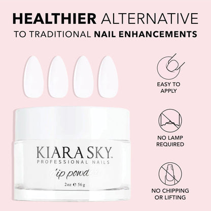 Kiara Sky Dip Powder Essentials 2 oz Natural Dip Powder for Stronger Nails