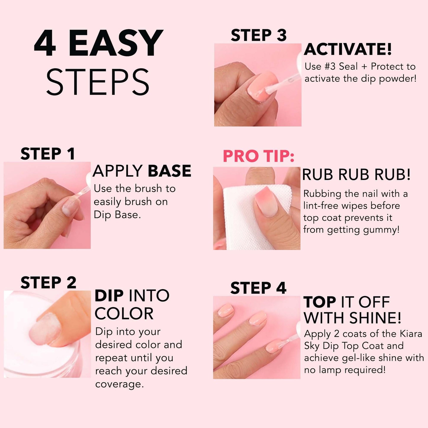 Kiara Sky Dip Powder Purple Tones 1 oz – Mauve to Lil' Closer