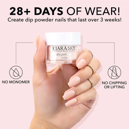 Kiara Sky Dip Powder Coral Tones Chatterbox 1 oz – Long-Lasting Nail Dip Powder