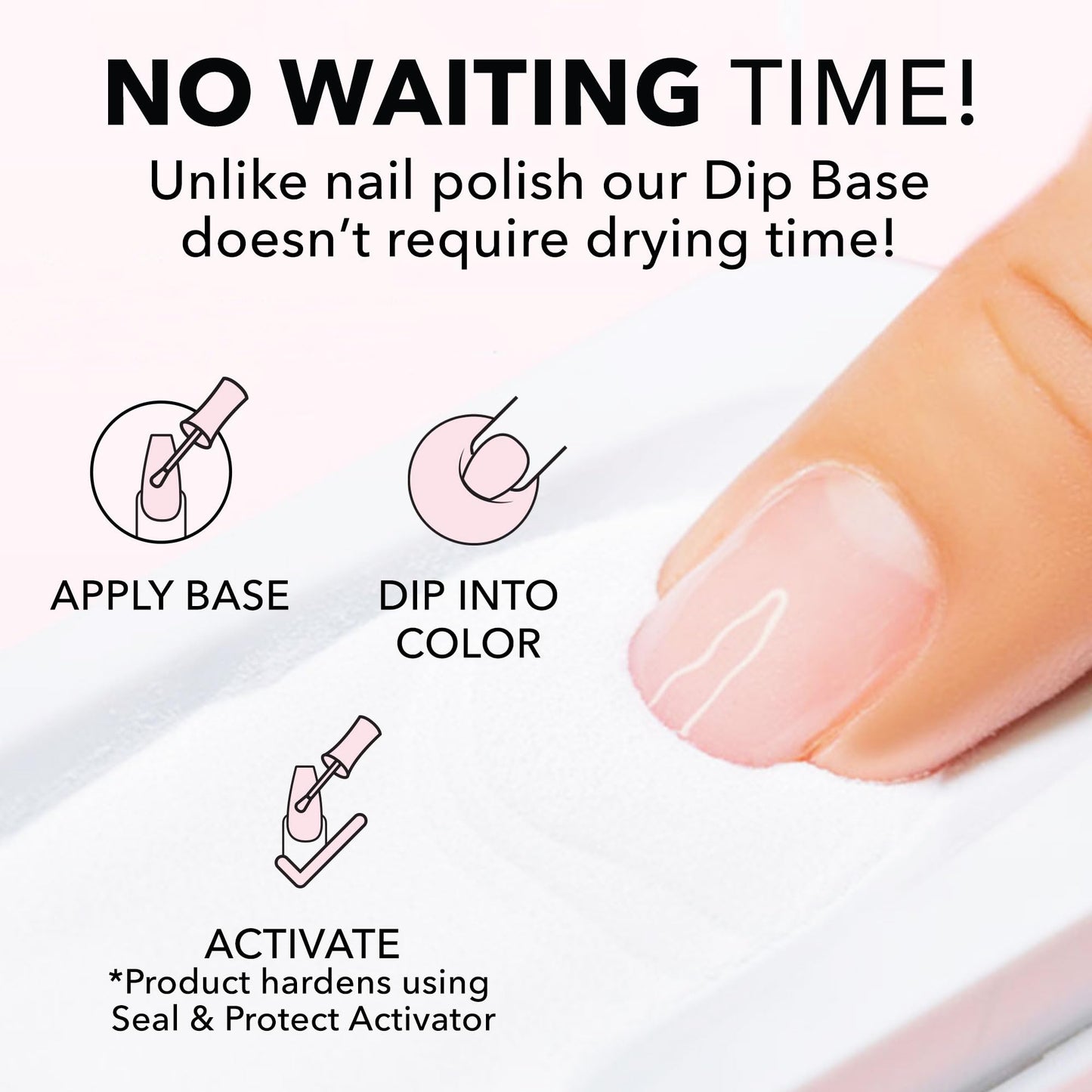 Kiara Sky Dip Powder Essentials 2 oz – Medium Pink for French Nails