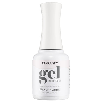 KIARA SKY Hema-Free Builder Nail Gel – Frenchy White, 0.5 Fl oz