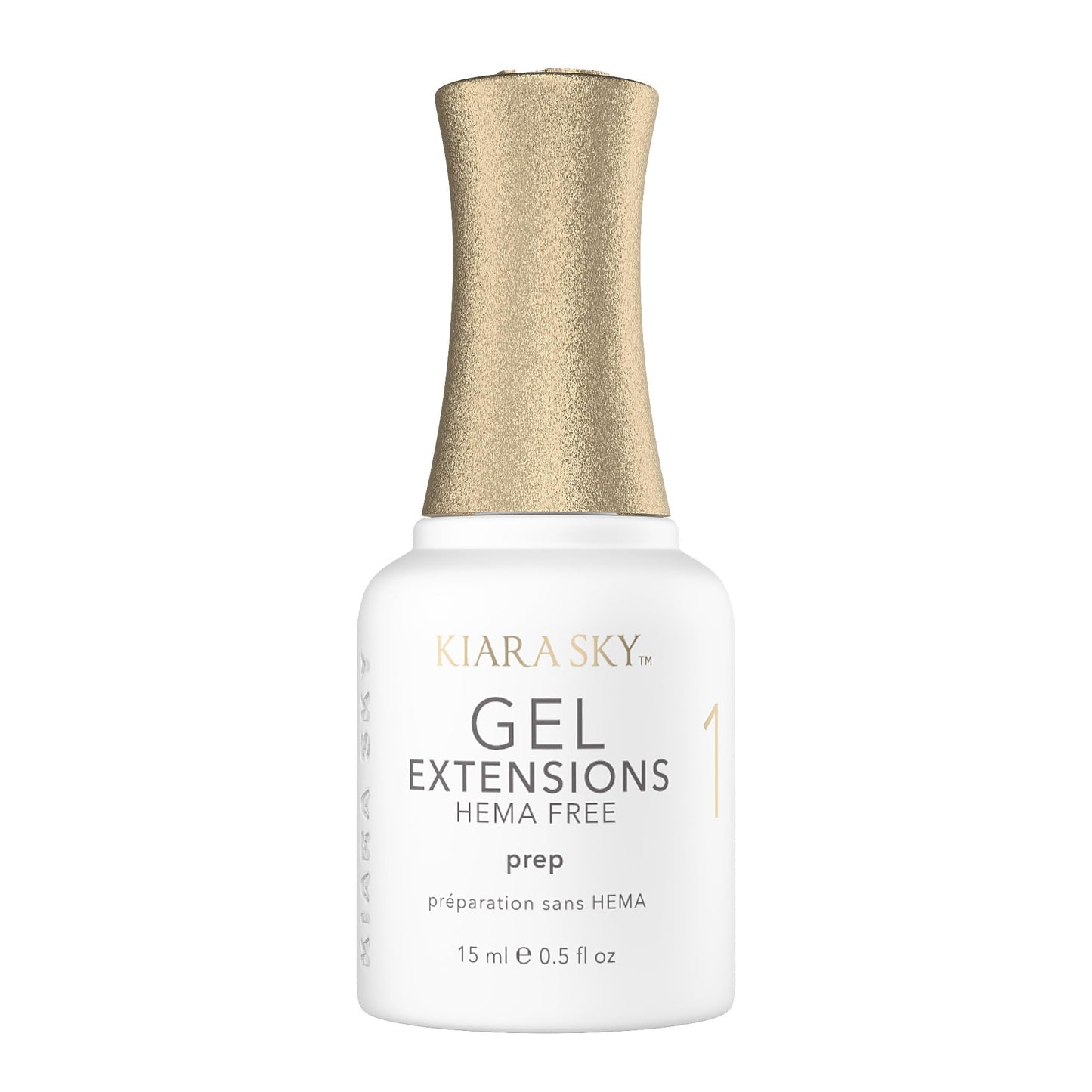 KIARA SKY Gel Extension Essentials Step 1 Prep – HEMA-Free Nail Prep 0.5 oz