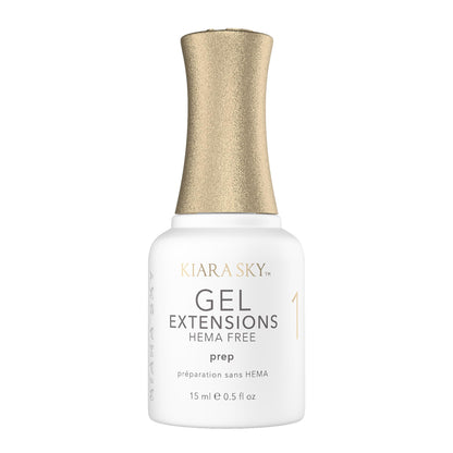 KIARA SKY Gel Extension Essentials Step 1 Prep – HEMA-Free Nail Prep 0.5 oz