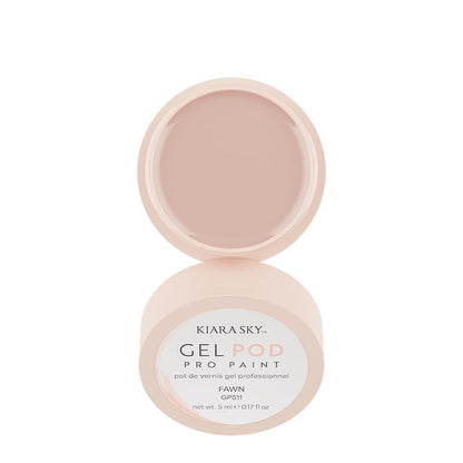 KIARA SKY Gel Paint Pod in Beige – 0.17 fl oz for Nail Art | Base Layer & Intricate Details