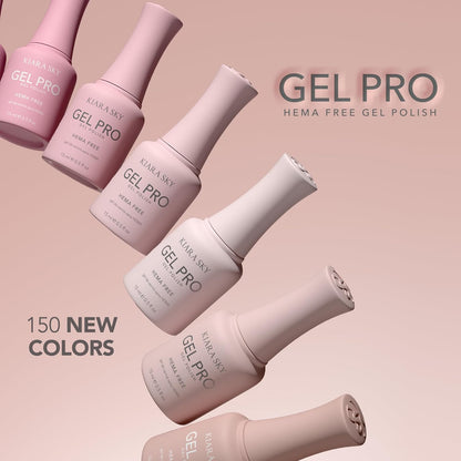 KIARA SKY Gel Pro HEMA-FREE Gel Nail Polish Collection — The Color Spectrum Edit, 12 Colors × 0.5 oz
