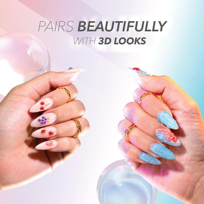 KIARA SKY Jelly Tints Soak Off Gel Polish Glampire – 15ml, HEMA-Free, Rich One-Coat Color
