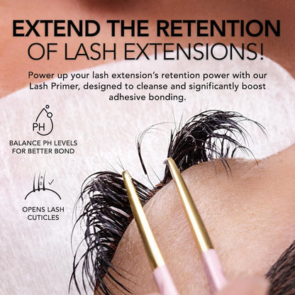 KIARA SKY Lash Primer for Eyelash Extensions with Dropper – Odorless Pre-Treatment with Vitamin E | 15ml