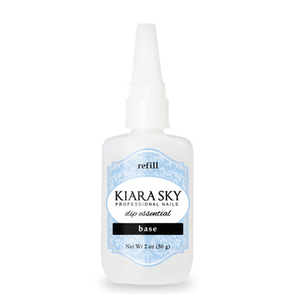 Kiara Sky Liquid Essentials Dip Manicure Base Coat | 2 oz Refill | Step 2 Base Coat