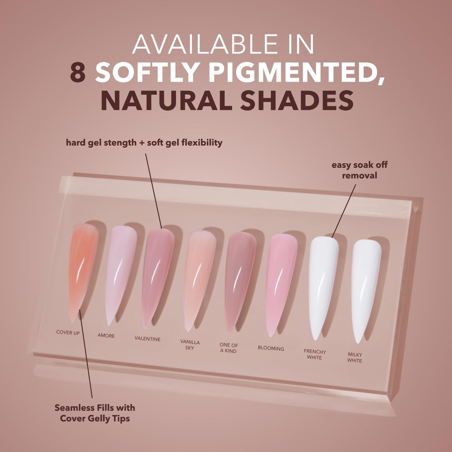 KIARA SKY Hema-Free Builder Nail Gel – Frenchy White, 0.5 Fl oz