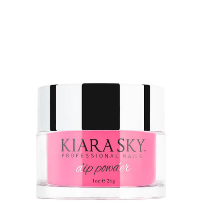 Kiara Sky Glow Collection Dip Powder 1 oz – Flamin-Glo | Activate with UV, LED or Sunlight