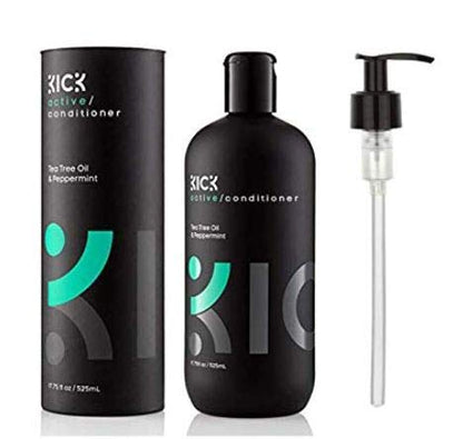 Kick Mens Conditioner: Tea Tree & Peppermint for Hair Loss, 17oz