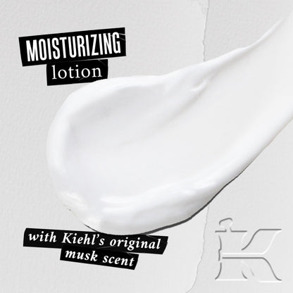 Kiehl's Original Musk Scented Body Lotion | Lightweight Moisturizer with Apricot & Sesame Oil – 8.4 fl oz