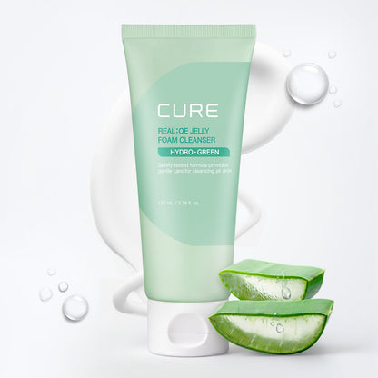 Kim Jeong Moon Aloe CURE Foam Cleanser — Hydrating Korean Face Wash for Sensitive Skin, 3.38 fl oz